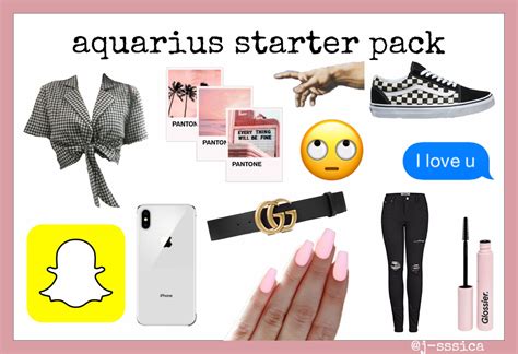 dating an aquarius starter pack
